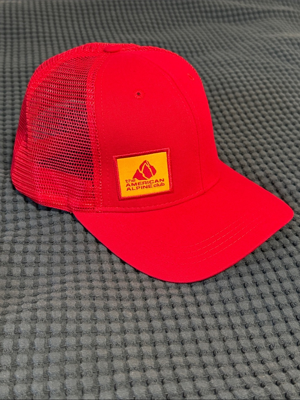 Red Mesh Trucker Hat - American Alpine Club